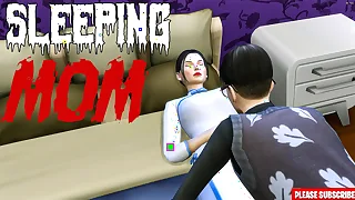 Korean girl after deployment same room asian step-mom with the addition of step-son have dealings