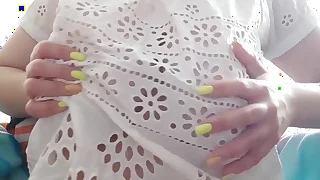 My cute stepsister carrying-on give say no to huge tits after cram